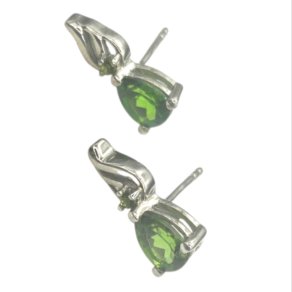 Chrome Diopside Earrings